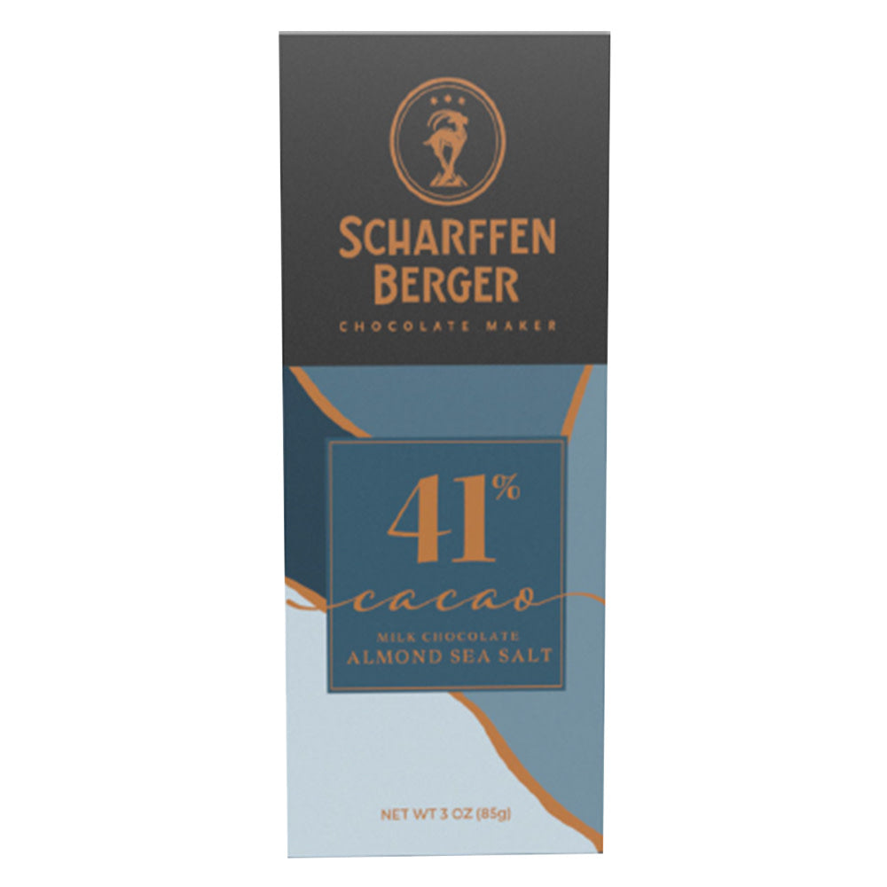 SCHARFFEN BERGER - 41% MILK CHOCOLATE ALMONDS - 3OZ