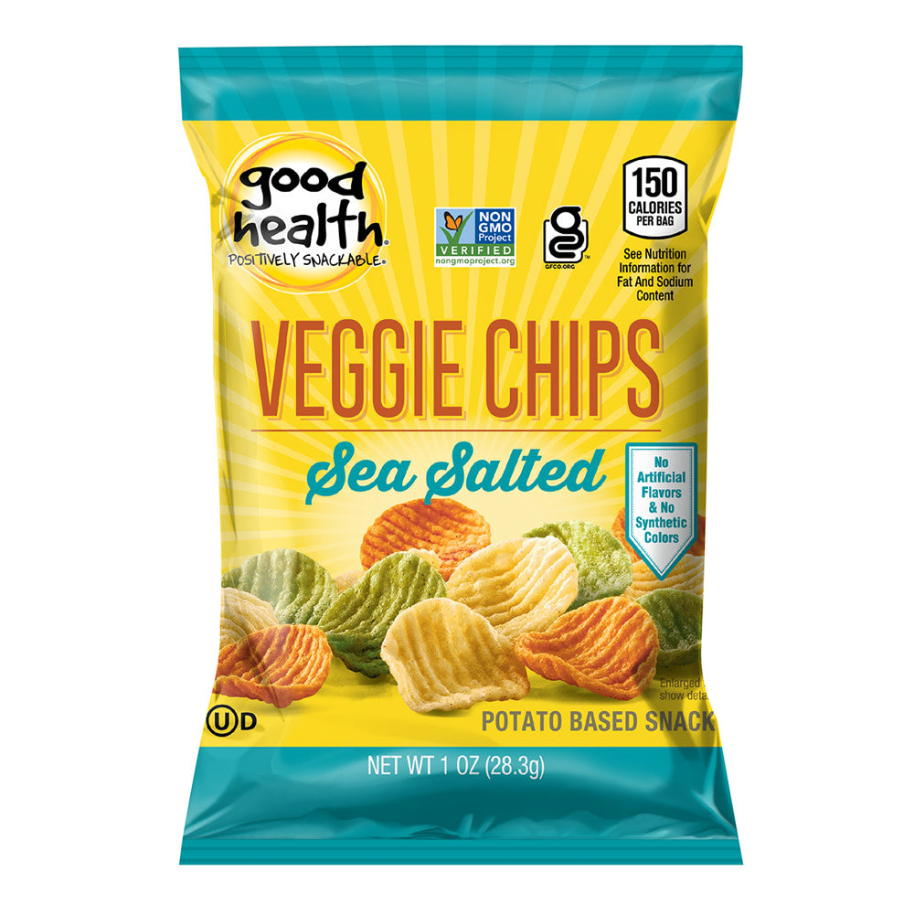 GOOD HEALTH SEA SALTED VEGGIE CHIPS 1 OZ BAG
