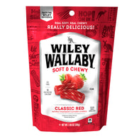 WILEY WALLABY STRAWBERRY RED LICORICE 7.05 OZ POUCH *SF DC ONLY*