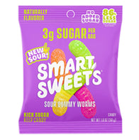 SMARTSWEETS - SOUR GUMMY WORMS 1.8OZ