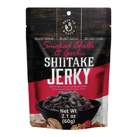 BACK TO BASICS SMOKED CHILI &amp; GARLIC SHIITAKE JERKY 2.12 OZ BAG