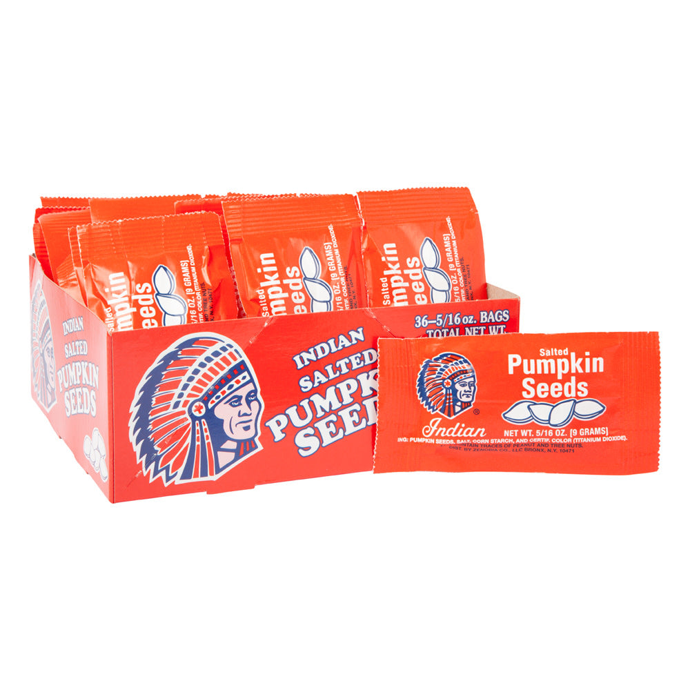 INDIAN BRAND PUMPKIN SEEDS 0.3125 OZ