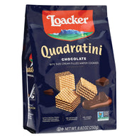 LOACKER QUADRATINI CHOCOLATE 8.82 OZ BAG