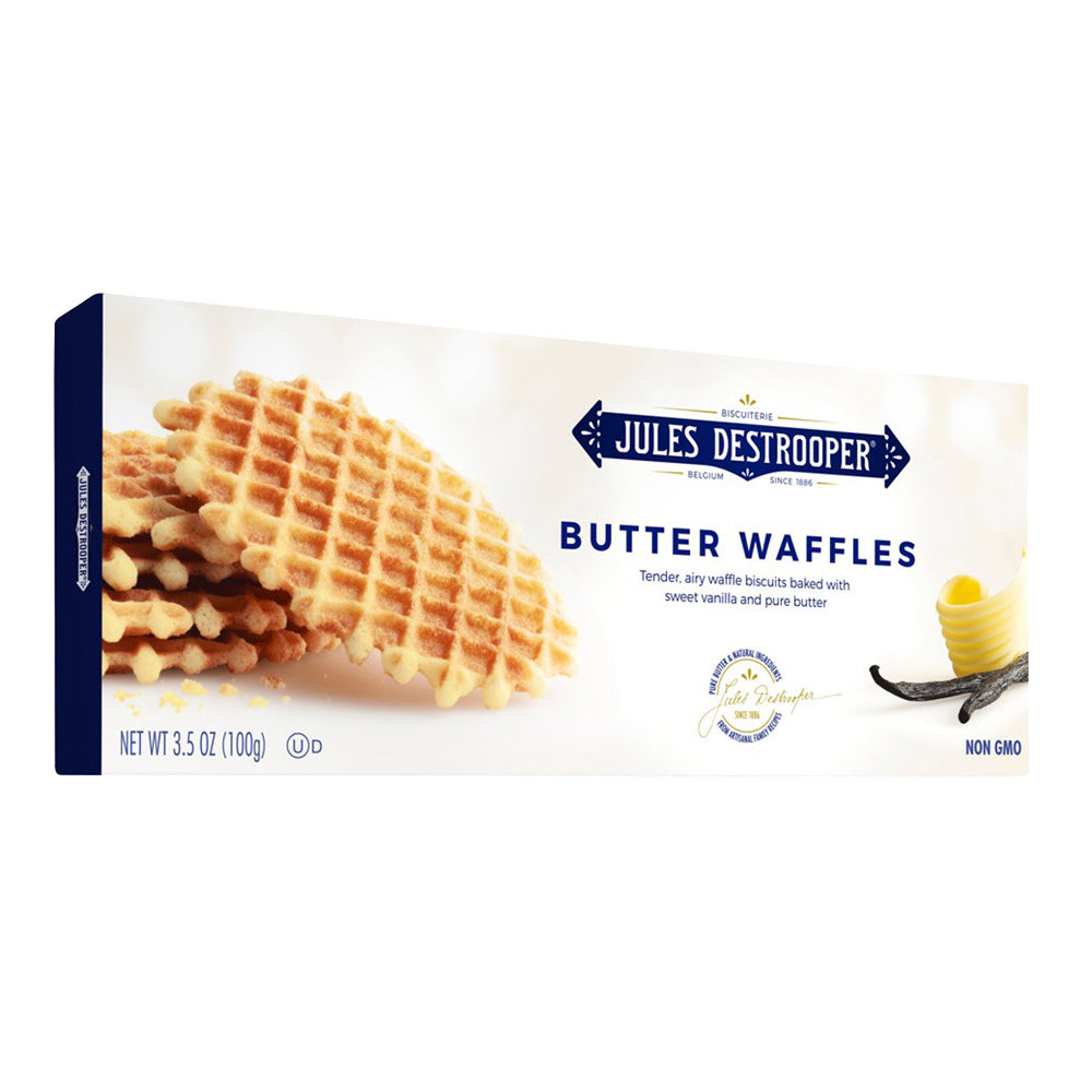 JULES DESTROOPER BUTTER WAFFLES 3.5 OZ BOX