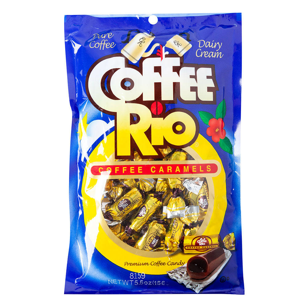 COFFEE RIO ORIGINAL CARAMELS 5.5 OZ PEG BAG *SF DC ONLY*