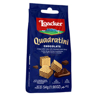 LOACKER CHOCOLATE QUADRATINI 1.9 OZ PEG BAG