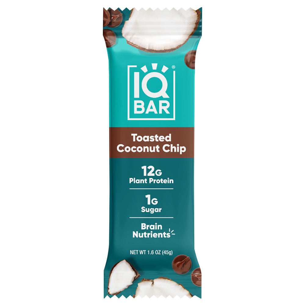 IQBAR - TOASTED COCONUT CHIP PRO BAR - 1.6OZ