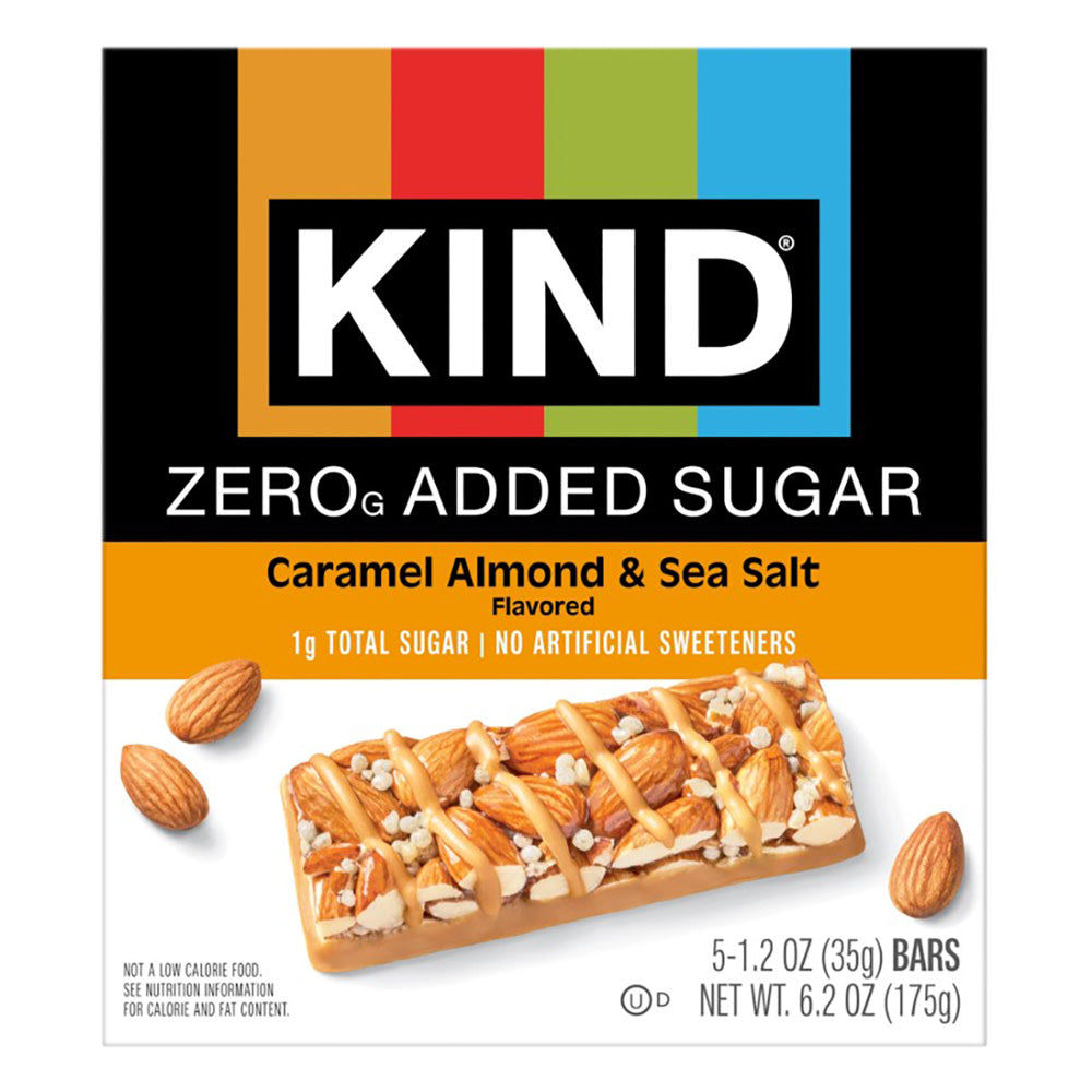 KIND CARAMEL ALMOND &amp; SEA SALT 5 COUNT 6.2 OZ BOX