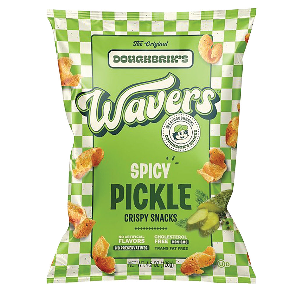 DOUGHBRIK'S WAVERS - SPICY PICKLE - 4.5OZ