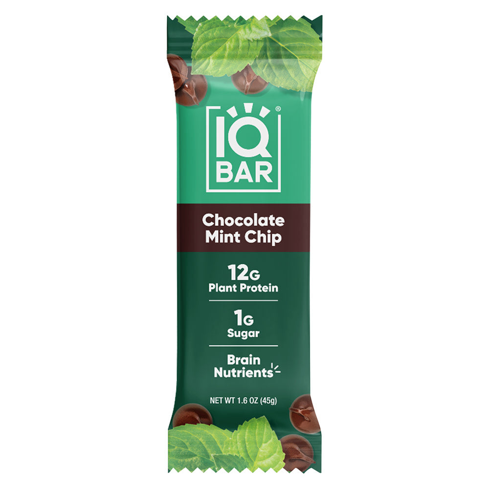 IQBAR - CHOCOLATE MINT CHIP PRO BAR - 1.6OZ
