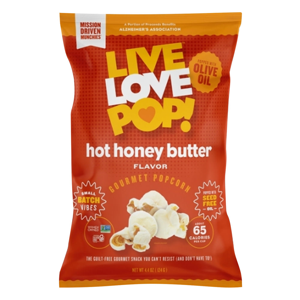 LIVE LOVE POP HOT HONEY BUTTER POPCORN 4.4 OZ