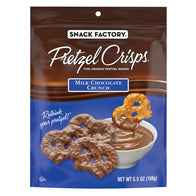 PRETZEL CRISPS MILK CHOCOLATE CRUNCH 5.5 OZ POUCH
