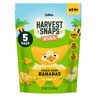 CALBEE HARVEST SNAPS KIDS FREEZE DRIED BANANAS 5 COUNT 2.12 OZ POUCH