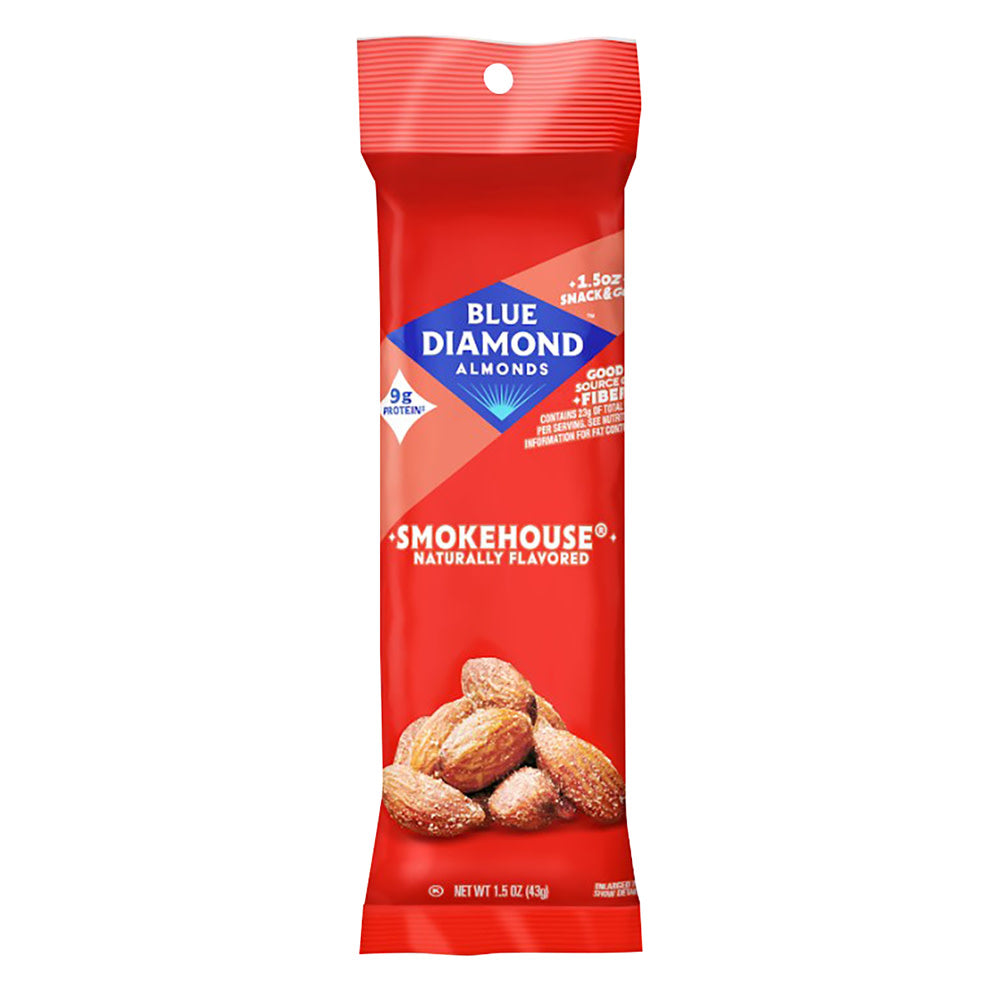 BLUE DIAMOND SMOKEHOUSE ALMONDS 1.5 OZ BAG