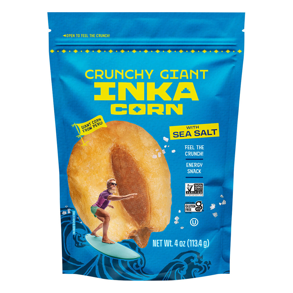 INKA CRUNCHY GIANT SEA SALT CORN 4 OZ BAG