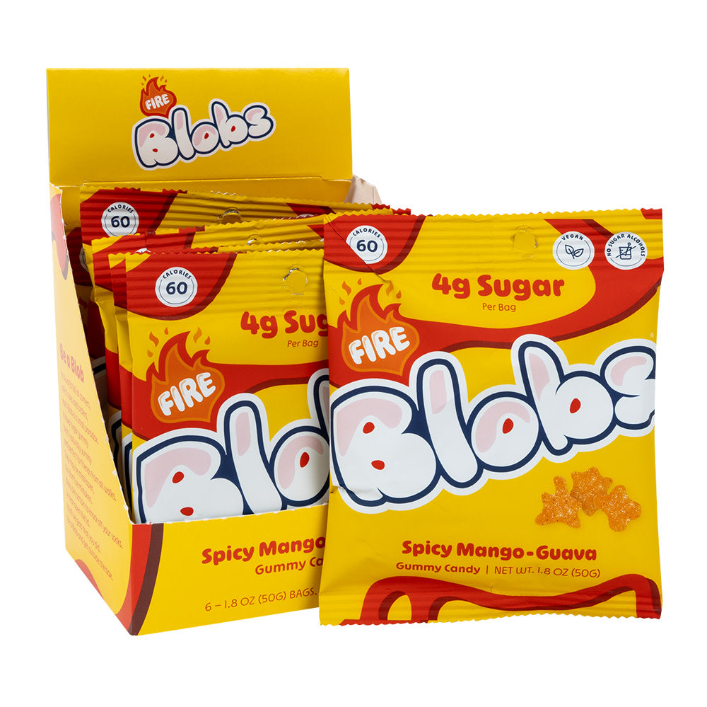 BLOBS - GUMMY CANDY - FIRE GUAVAMANGO - 1.8OZ