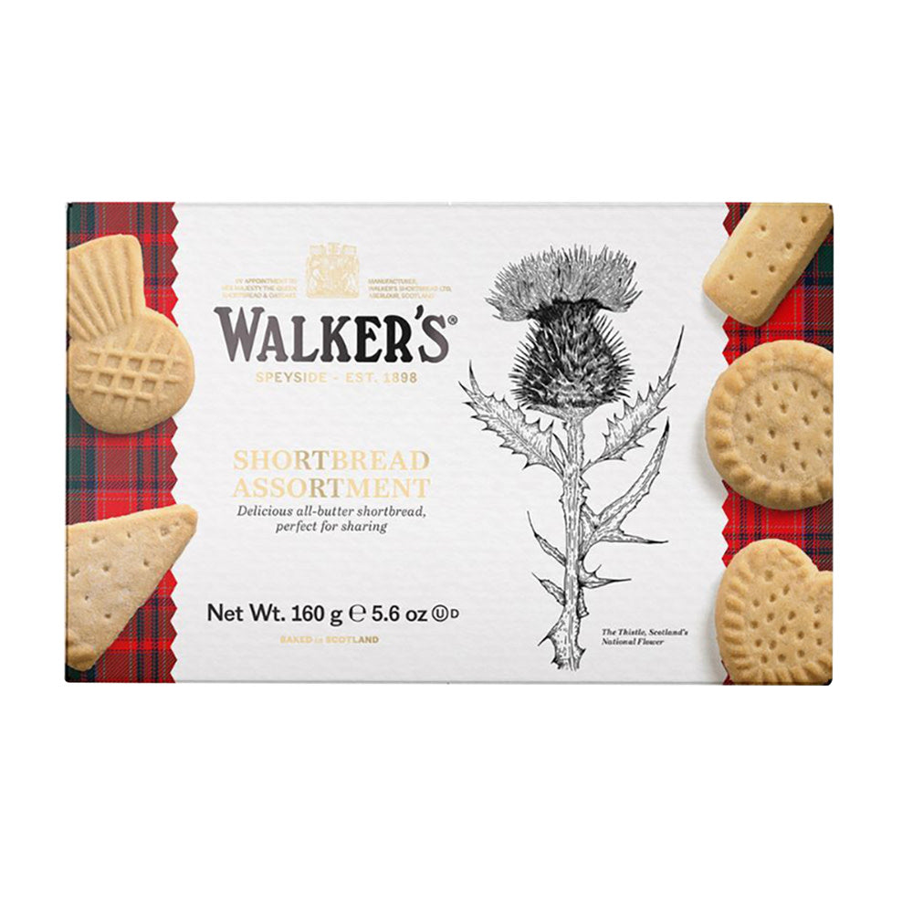 WALKERS ASSORTED SHORTBREAD 5.6 OZ BOX