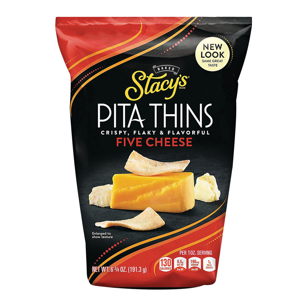 STACY'S 5 CHEESE PITA THINS 6.75 OZ POUCH