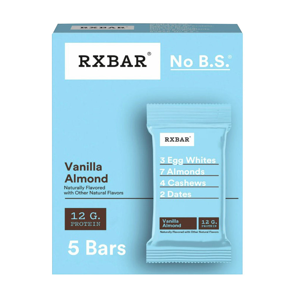 RX BAR - VANILLA ALMOND BARS(5CT) - 9.10OZ