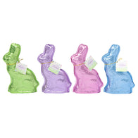 Single Color Assorted Foil Rabbits - 12ct