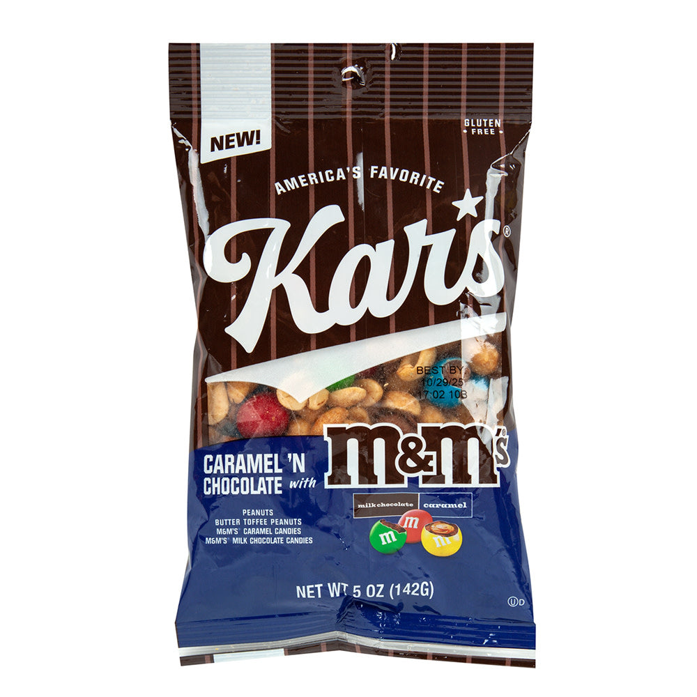 M&amp;M'S KARS CARAMEL 'N CHOCOLATE WITH M&amp;M'S 5 OZ BAG