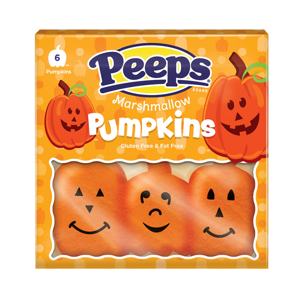 Peeps Marshmallow Pumpkins - 12ct