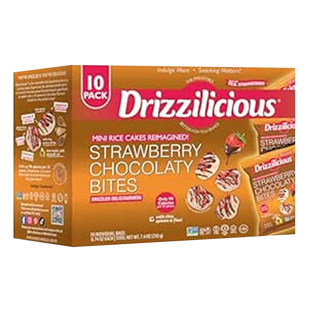 DRIZZILICIOUS - CHOCOLATEY STRAWBERY(10CT) - 7.4OZ