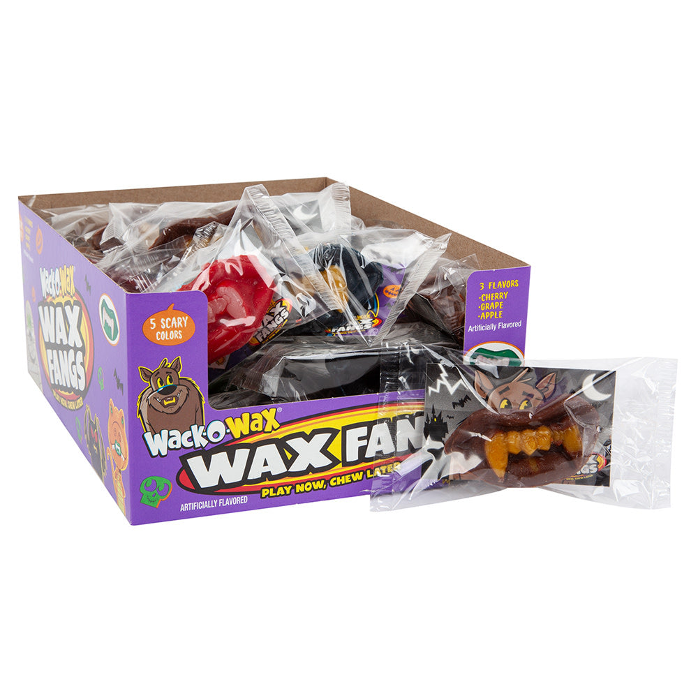 Wack-O-Wax Assorted Wax Fangs - 24ct