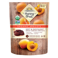 SUNNY FRUIT ORGANIC DRIED APRICOTS 5 CT 8.8 OZ BAG