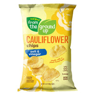 FROM THE GROUND UP CAULIFLOWER SALT &amp; VINEGAR CHIPS 3.5 OZ BAG