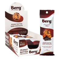BERG BITES PEANUT BUTTER &amp; DARK CHOCOLATE BITES 1.5 OZ PEG BAG
