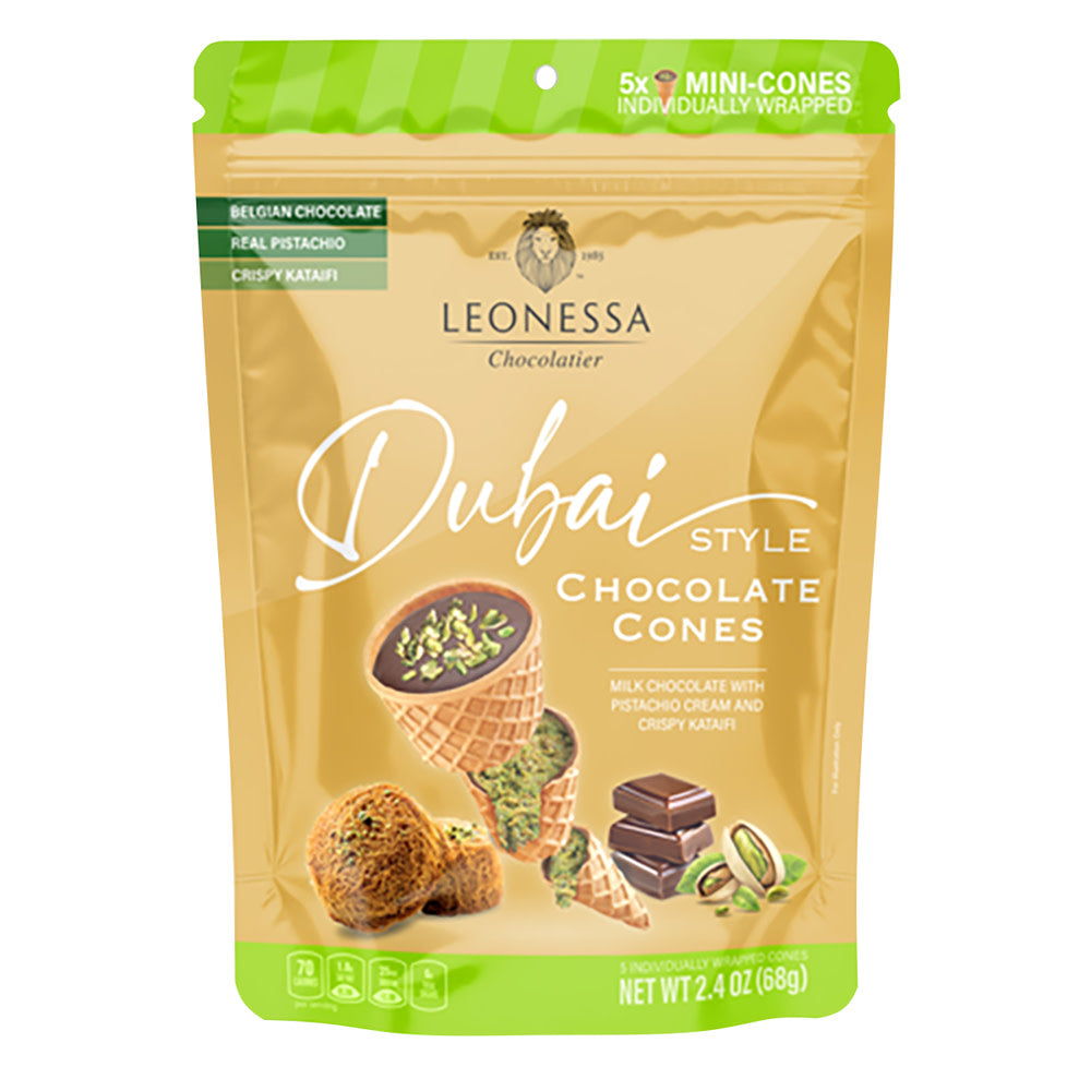 LEONESSA - DUBAI CHOCOLATE CON PEACH - 2.4OZ - 6CT
