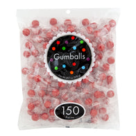 Gumballs Red Cherry Wrapped 150ct Bags - 4ct