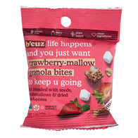 B'CUZ STRAWBERRY-MALLOW GRANOLA BITES 1 OZ PEG BAG