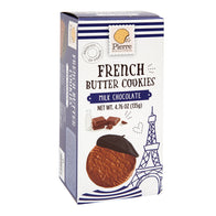 PIERRE FRENCH BUTTER COOKIES COATED IN MILK CHOCOLATE 4.76 OZ BOX