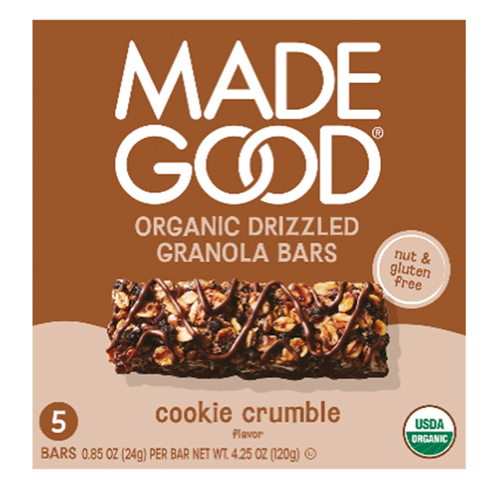 MADEGOOD - GRANOLA BARS DRZ CHOCOLATE CC(5CT) - 4.25OZ