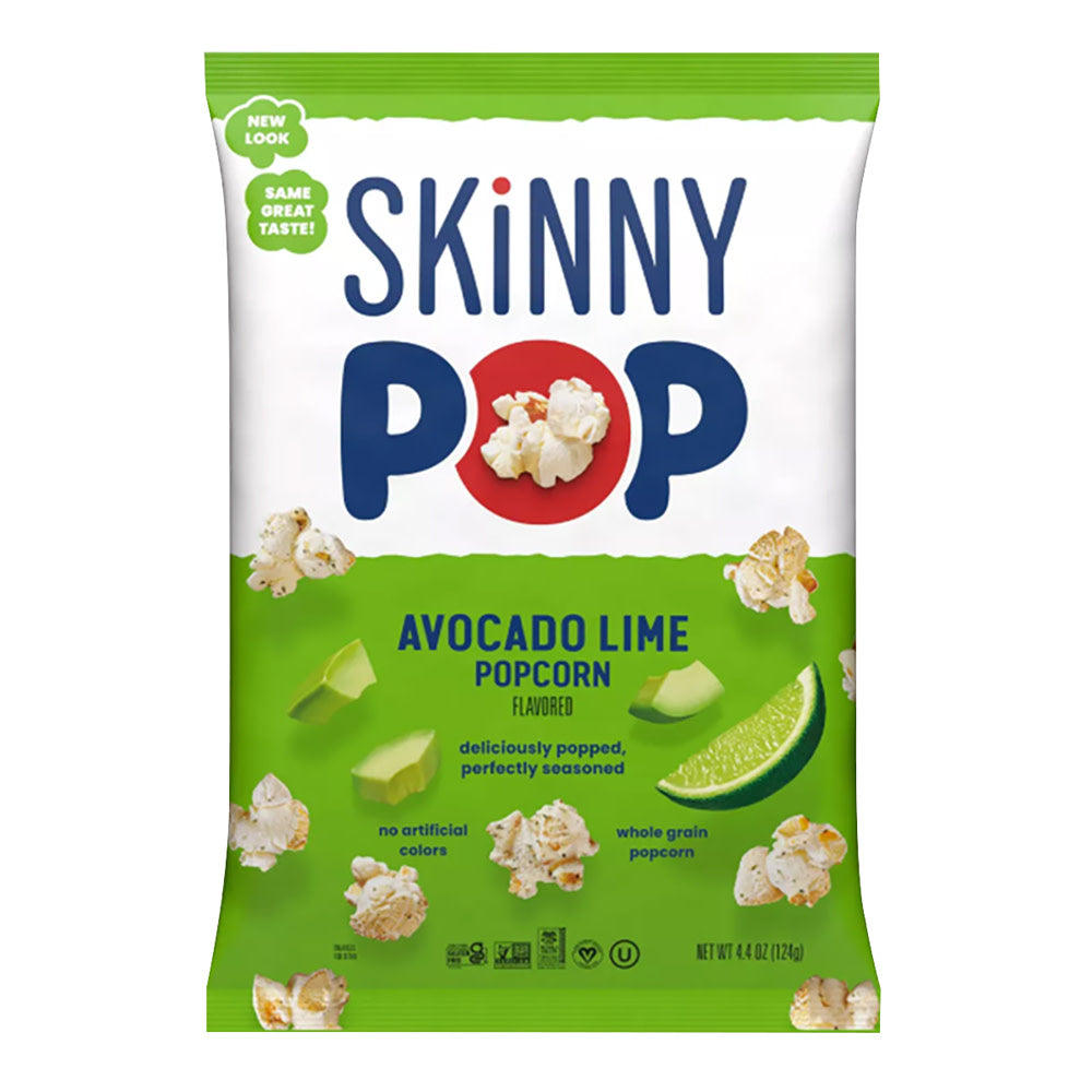 SKINNYPOP AVOCADO LIME POPCORN 4.4 OZ BAG