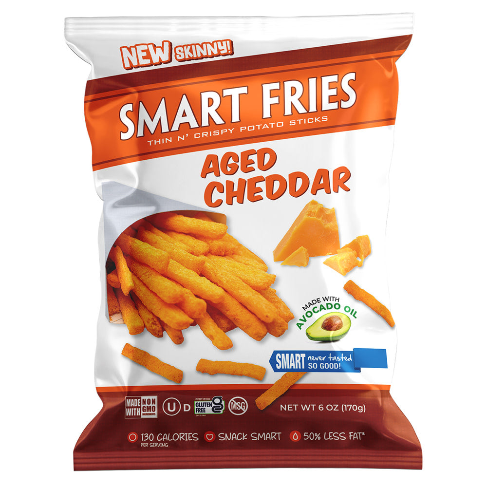 SMART FRIES - AGED CHEDDAR - 6OZ