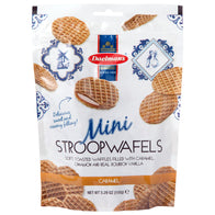 DAELMANS MINI CARAMEL STROOPWAFELS 5.29 OZ POUCH