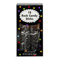 Rock Candy Black Wrapped 18ct 10.8oz Boxes - 4ct
