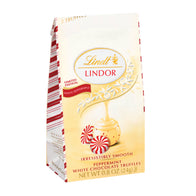 Lindt Lindor White Chocolate Peppermint Minis Pouches - 24ct