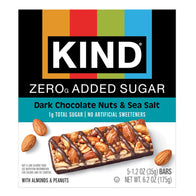 KIND DARK CHOCOLATE NUTS &amp; SEA SALT 5 COUNT 6.2 OZ BOX