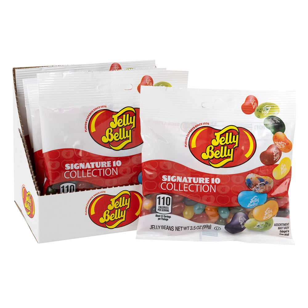 JELLY BELLY SIGNATURE 10 COLLECTION 3.5 OZ PEG BAG