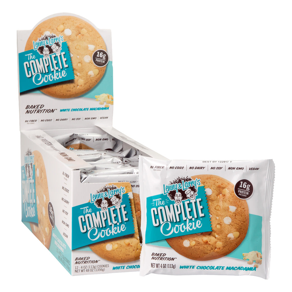 LENNY &amp; LARRY'S COMPLETE WHITE CHOCOLATE MACADAMIA NUT COOKIE 4 OZ