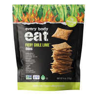 EVERY BODY EAT FIERY CHILE LIME THINS 4 OZ POUCH