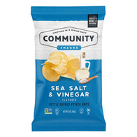 COMMUNITY SNACKS SEA SALT &amp; VINEGAR CHIPS 5 OZ BAG