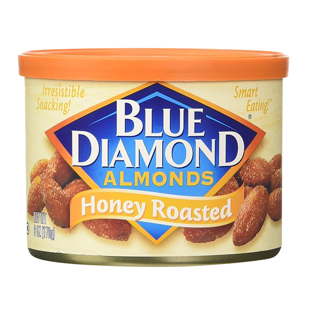 BLUE DIAMOND HONEY ROASTED ALMONDS 6 OZ CAN