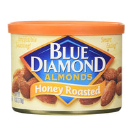 BLUE DIAMOND HONEY ROASTED ALMONDS 6 OZ CAN
