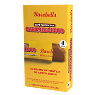 BAREBELLS - CARAMEL CHOCOLATE BARS(4CT) - 7.76OZ
