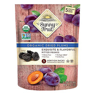 SUNNY FRUIT ORGANIC DRIED PLUMS 5 CT 5.3 OZ BAG